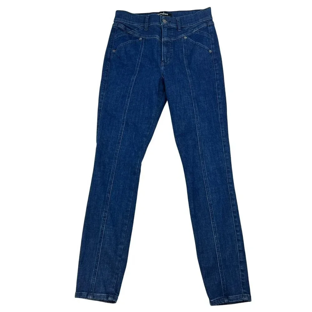Express Womens Ankle Jeggings High Rise Size 8R